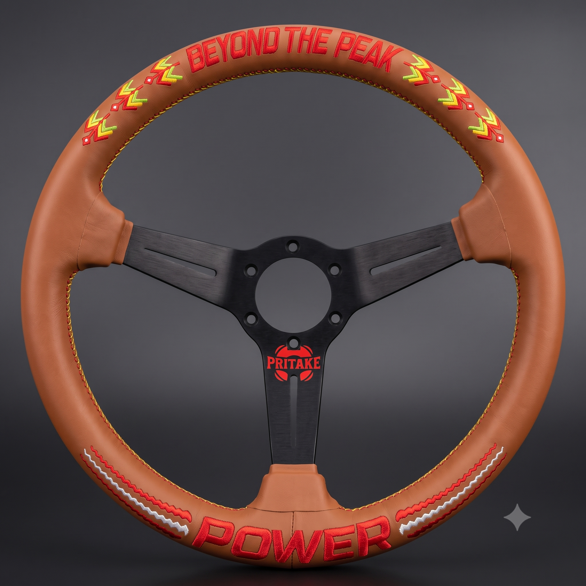When Traditional Embroidery Craftsmanship Meets Modern Steering Wheel Design